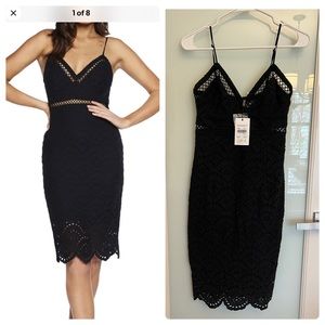 Bardot Lace Spaghetti straps midi dress XS brand new